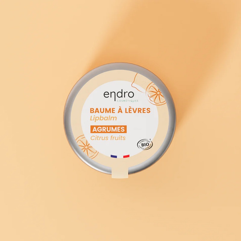 Endro Cosmtiques Bio Lipbalm Citrus Fruits - Hudpleje  - 3760341001711