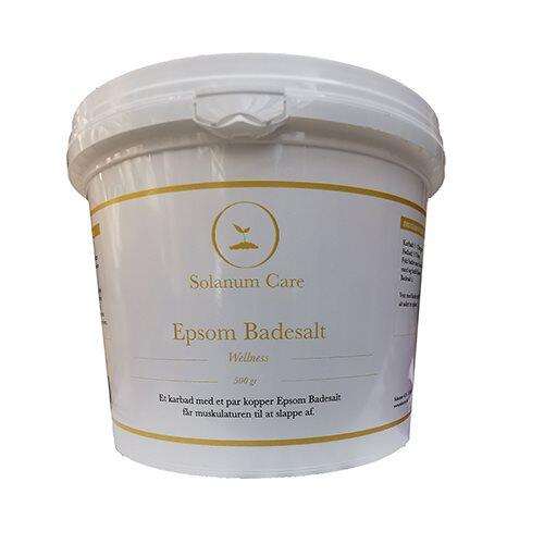 Epsom Salt Solanum 500 Gram - Hudpleje  - 5707047201906