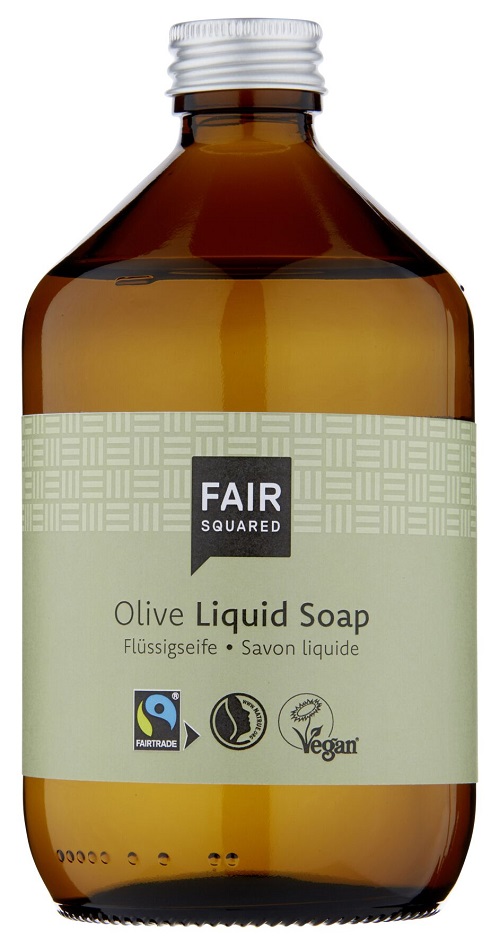 Fair Squared Olive Liquid Soap 500ml - Fair Squared Hudpleje  - 4260365855318