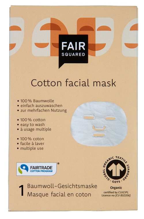 Fair Squared Genanvendelige Økologisk Sheet Mask Zero Waste - Fair Squared Hudpleje  - 4260365853734