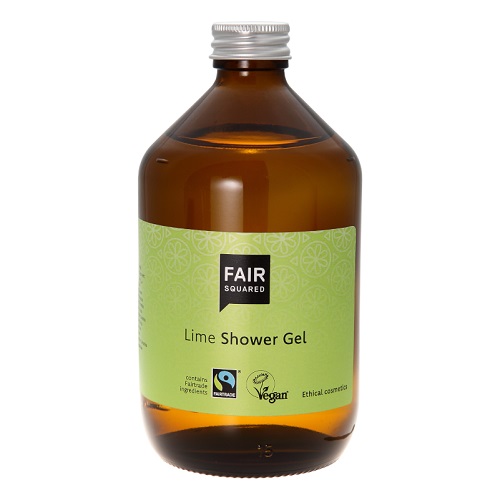 Fair Squared Lime Shower Gel 500ml - Fair Squared Hudpleje  - 4260365855370