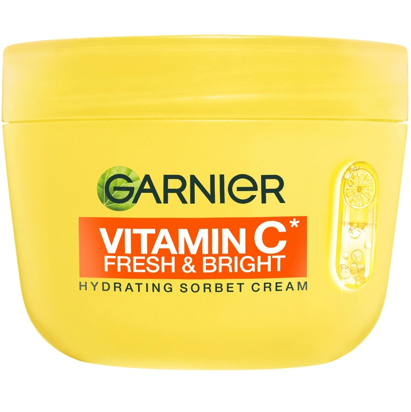 Garnier Vitamin Fresh & Bright Hydrating Sorbet Cream - Garnier Hudpleje  - 3600542663038
