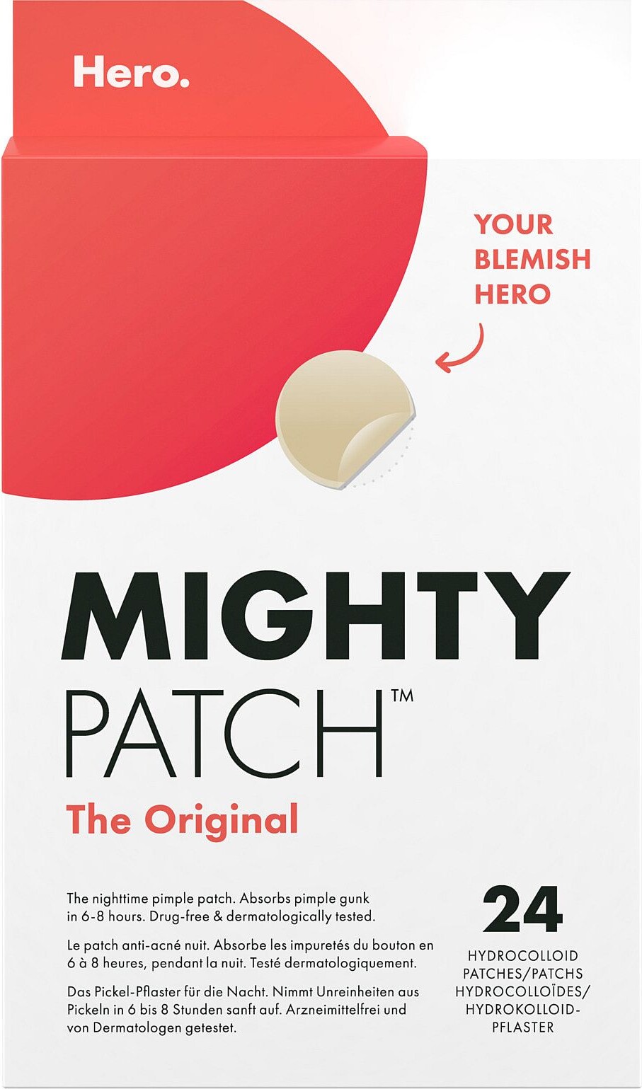 Hero Mighty Patch Original 24ct - Hero Hudpleje  - 5010724000328