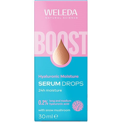 Weleda Hyaluronic Moisture Serum Drops - Weleda Hudpleje - 3596200056048