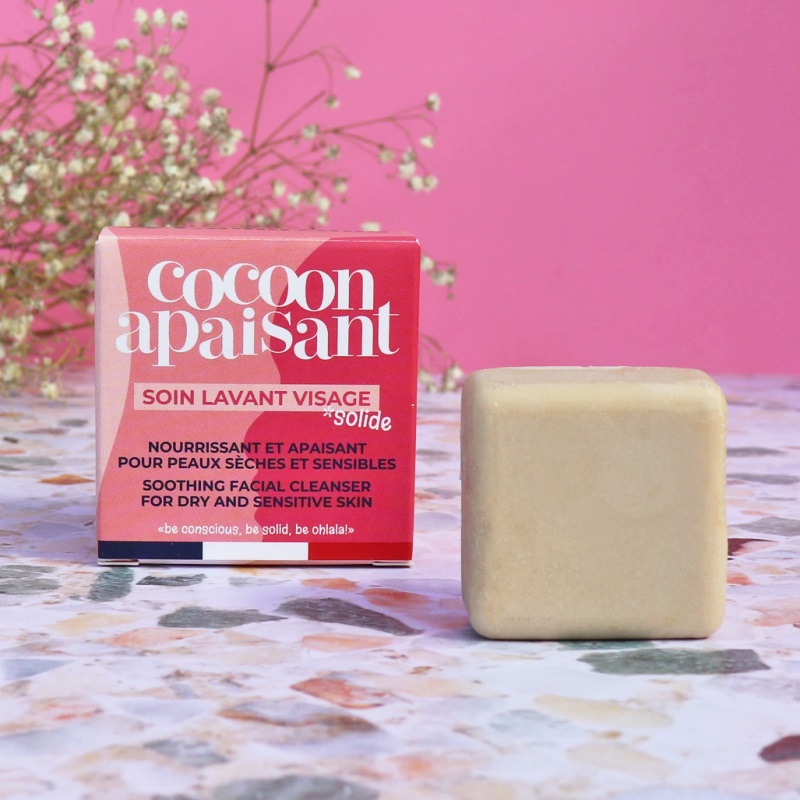 Lamazuna Ansigtsrensebar Til Sensitiv & Moden Hud - Lamazuna Hudpleje  - 3760201132623