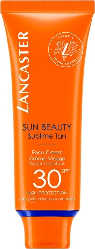 Lancaster Sun Beauty Sublime Tan Spf Solcreme Til Ansigtet - Lancaster Hudpleje  - 3616302022526