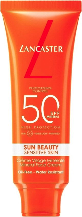 Lancaster Sun Sensitive Sun Beauty Mineral Face Cream Spf50 - Lancaster Hudpleje  - 3616306127562
