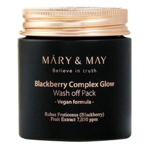 Sort Maryampmay Blackberry Complex Glow Washoff Pack 125 - Mary&may Hudpleje  - 8809670682071