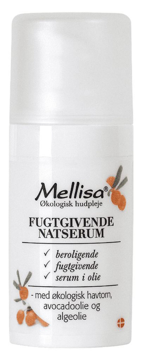 Mellisa økologisk Hudpleje Fugtgivende Natserum 15ml - Hudpleje  - 5709915016063