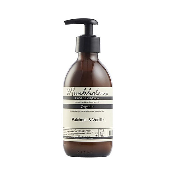 Munkholm øko Lotion Patchouli & Vanille - Munkholm Hudpleje  - 5712953002936