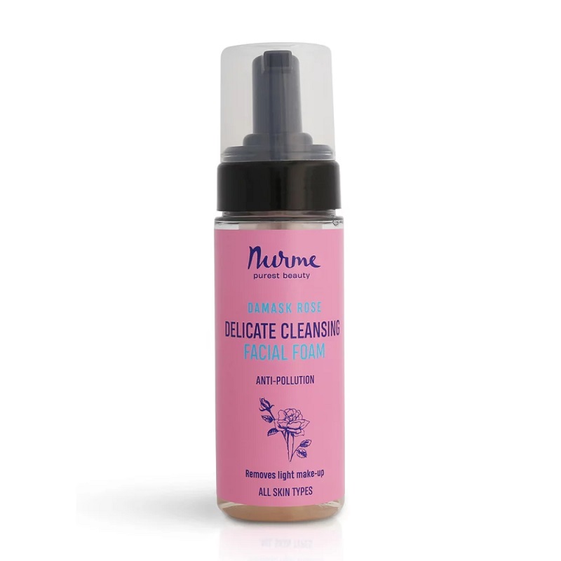 Nurme Delicate Cleansing Foam Damask Rose - Nurme Hudpleje  - 4742763003893