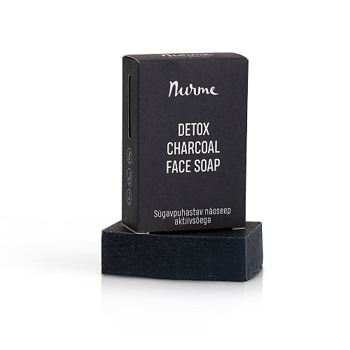 Nurme Detox Charcoal Face Soap - Nurme Hudpleje  - 4742763002377