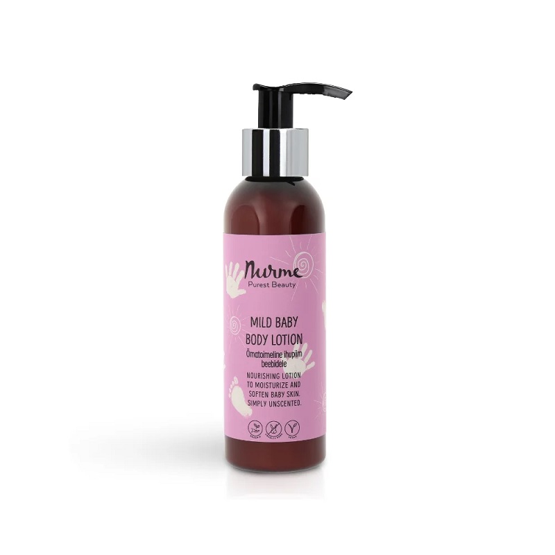 Nurme Øko Mild Baby Body Lotion - Nurme Hudpleje  - 4742763009642