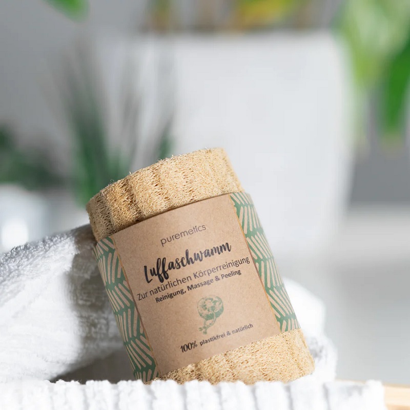 Puremetics Loofah Massage Peeling Svamp Stor - Puremetics Hudpleje  - 4251844900643