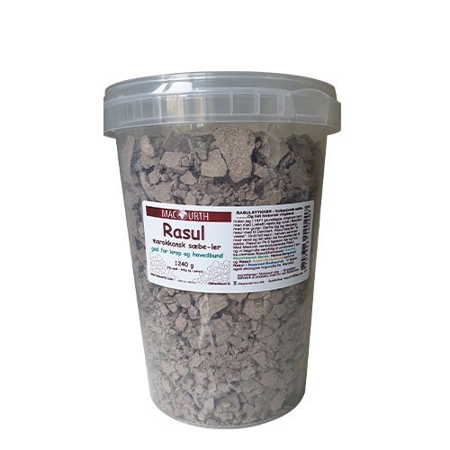 Rasul Sæbejord 1240 Gram - Mac Urth Hudpleje  - 5707373140207