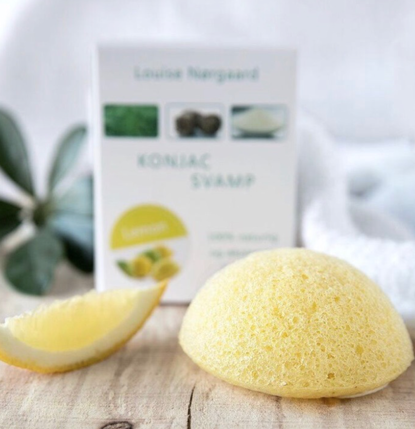 Organic Konjac Lemon Svamp - Organic Konjac Hudpleje