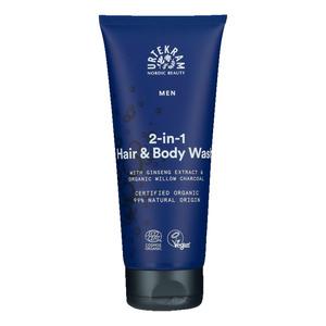 Urtekram Beauty Men Hair & Body Wash 200 - Urtekram Beauty Hudpleje  - 5701058013046