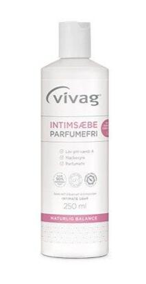 Vivag Intimsæbe Parfumefri 250ml - Vivag Hudpleje  - 7310610029678