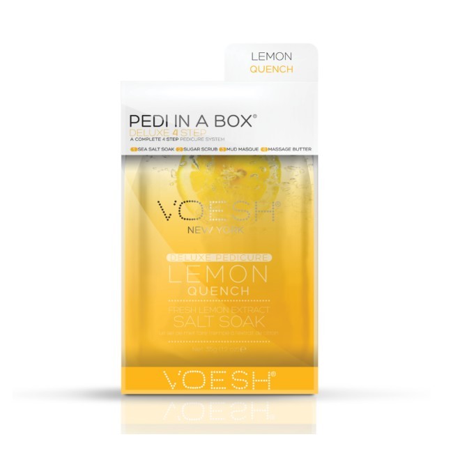 Voesh Pedi Box Lemon Quench - Voesh Hudpleje  - 855381006253
